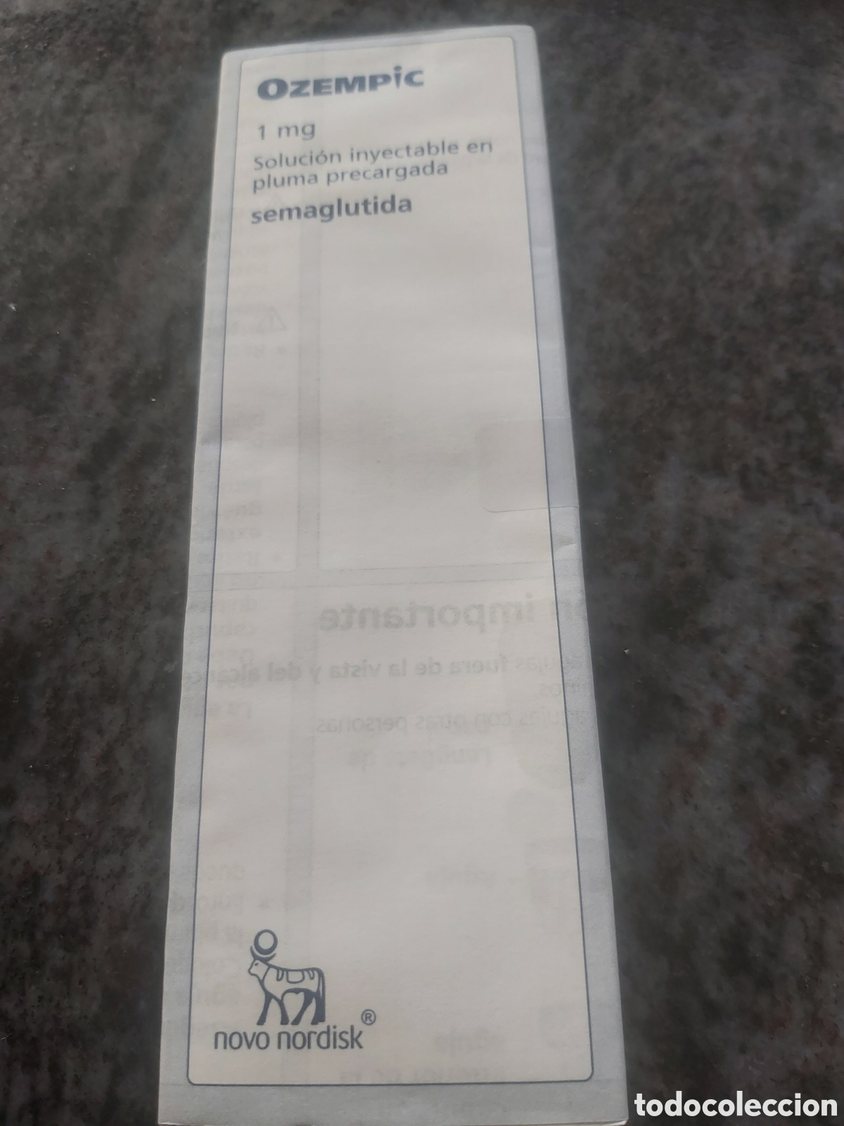 Collectionnisme Papier divers: Ozempic pr&oacute;spero medicamentos para adelgazar y diabetes Novo nordisk 2022