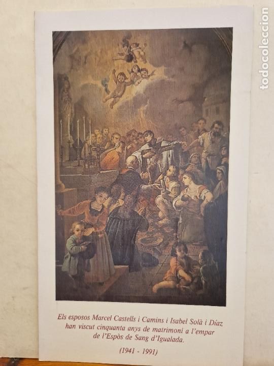 Paper Collecting Others: CELEBRACI&Oacute; CINQUANTA ANYS DE MATRIMONI. (1941-1991). DIPTICO.