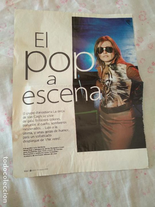 Otros Art&iacute;culos de Coleccionismo en Papel: P&Aacute;GINA DE LA REVISTA EL SEMANAL 18 MARZO 2001 EL POP A ESCENA GRUPO M&Uacute;SICA LA OREJA DE VAN GOGH