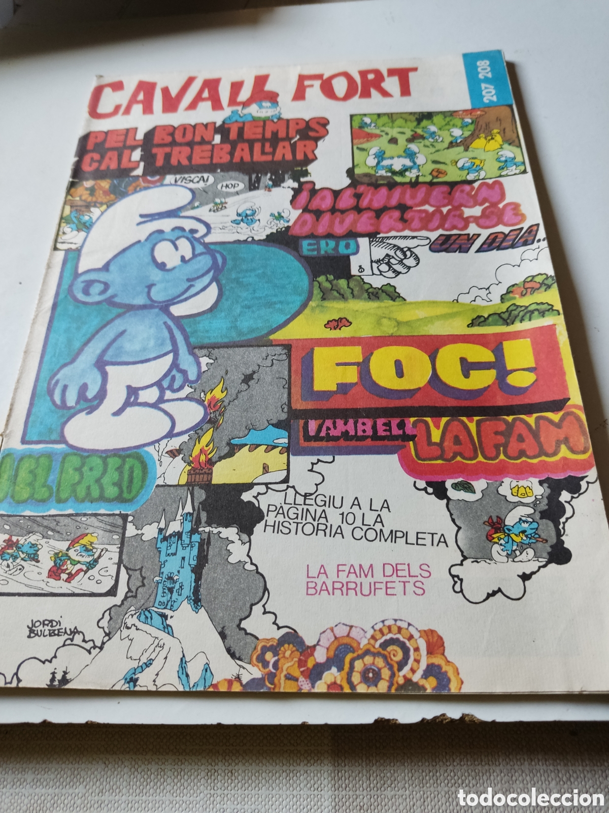 Otros Art&iacute;culos de Coleccionismo en Papel: Revista cavall fort n207-208 los Pitufos, publicidad trinaranjus el caser&iacute;o etc