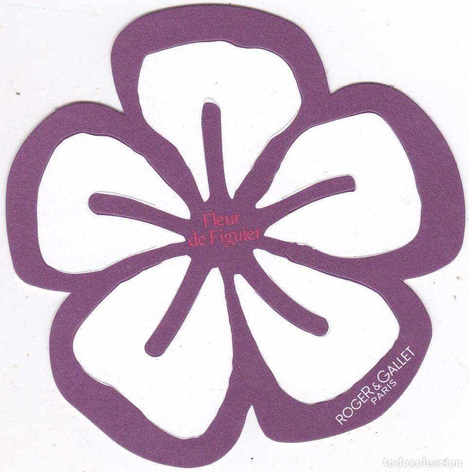 Otros Art&iacute;culos de Coleccionismo en Papel: PROBADOR DE PERFUME - TARJETA. FLEUR DE FIGUIER. ROGER & GALLET (PARIS)
