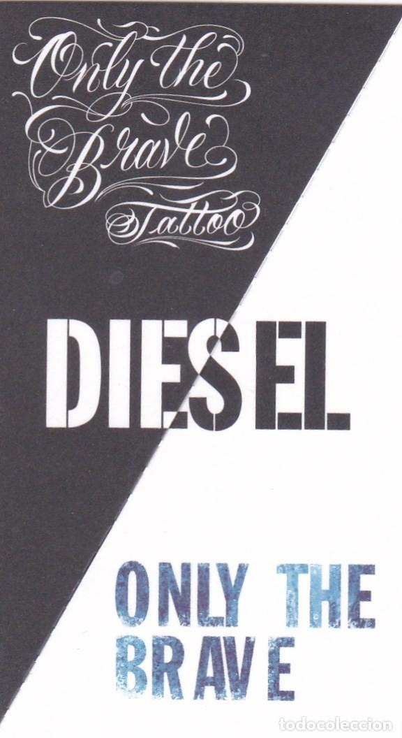 Otros Art&iacute;culos de Coleccionismo en Papel: PROBADOR DE PERFUME - TARJETA. ONLY THE BRAVE. DIESEL