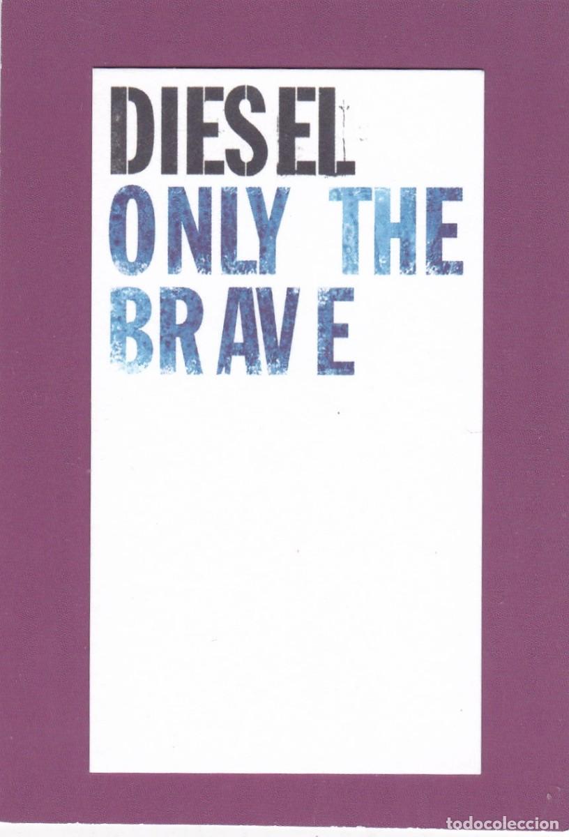Otros Art&iacute;culos de Coleccionismo en Papel: PROBADOR DE PERFUME - TARJETA. ONLY THE BRAVE. DIESEL