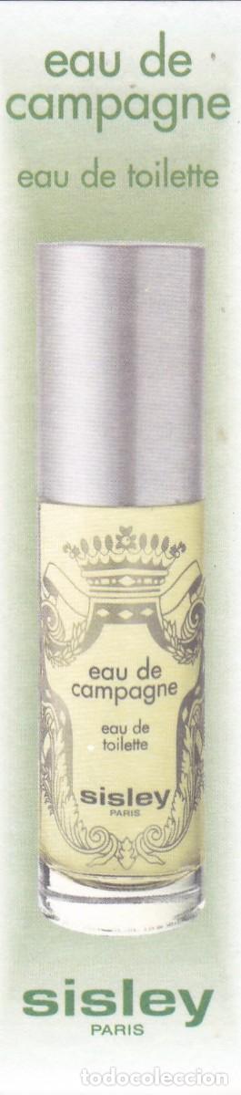 Otros Art&iacute;culos de Coleccionismo en Papel: PROBADOR DE PERFUME - TARJETA. EAU DE CAMPAGNE. EAU DE TOILETTE. SISLEY (PARIS)