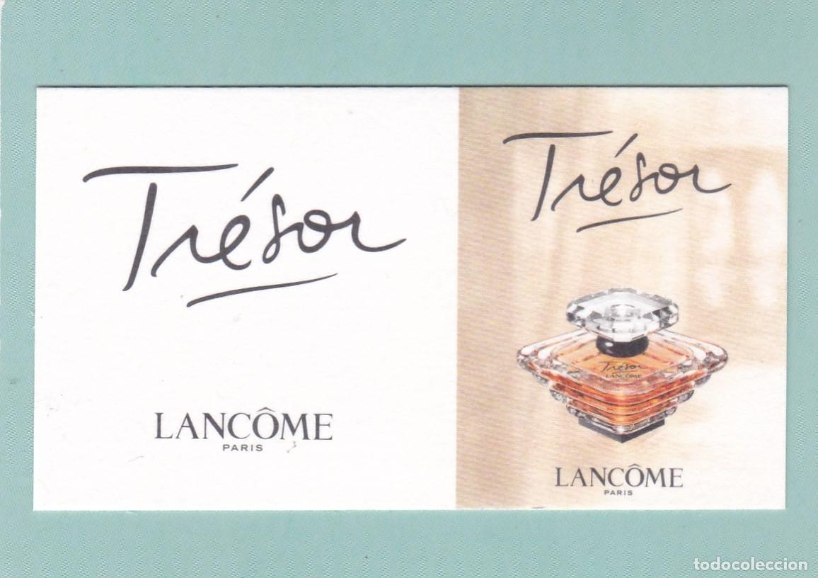 Otros Art&iacute;culos de Coleccionismo en Papel: PROBADOR DE PERFUME - TARJETA. TR&Eacute;SOR. LANC&Ocirc;ME (PARIS)