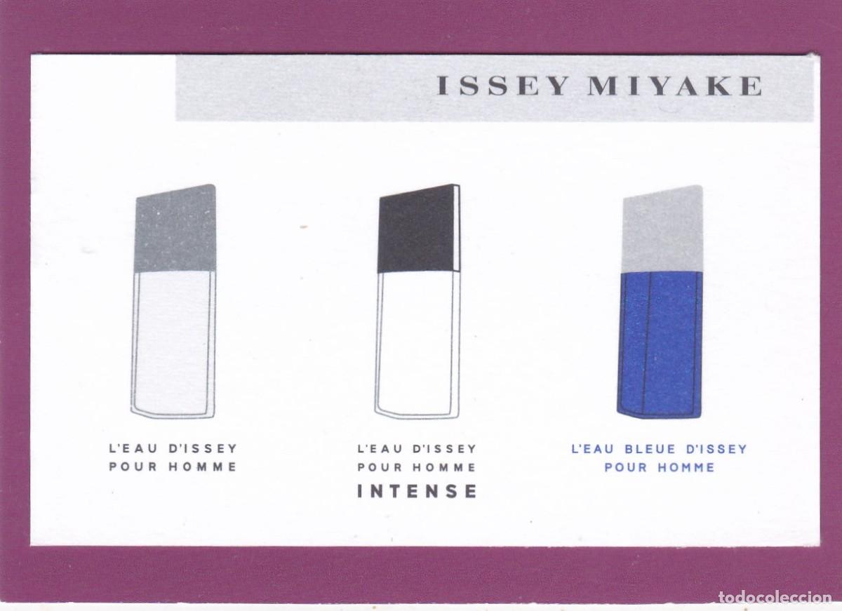 Otros Art&iacute;culos de Coleccionismo en Papel: PROBADOR DE PERFUME - TARJETA. ISSEY MIYAKE. L'EAU D'ISSEY POUR HOMME INTENSE, L'EAU BLEUE ...