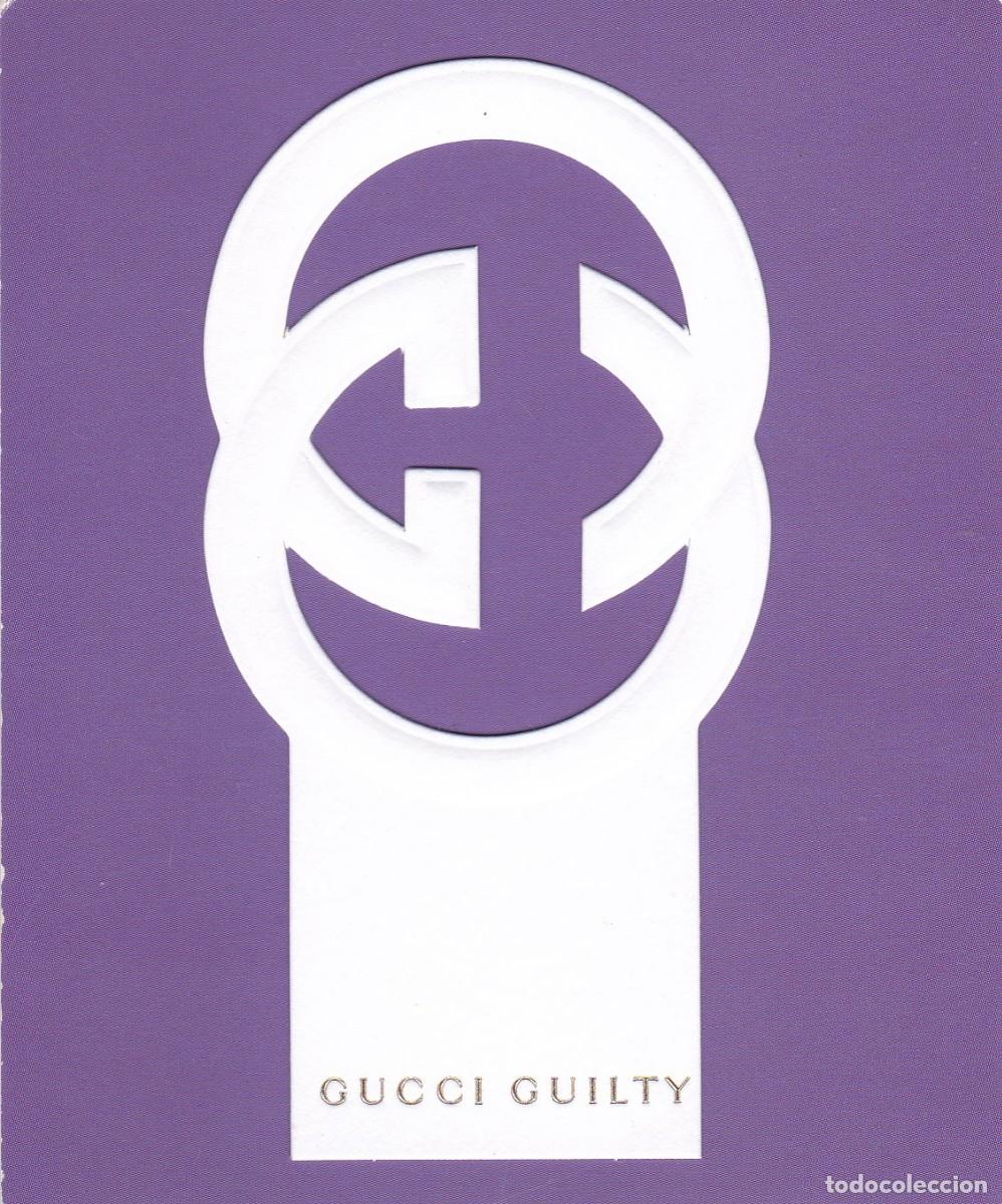 Otros Art&iacute;culos de Coleccionismo en Papel: PROBADOR DE PERFUME - TARJETA. GUCCI GUILTY