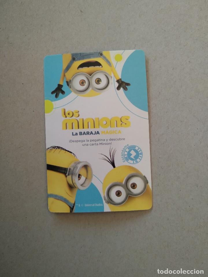 Otros Art&iacute;culos de Coleccionismo en Papel: CARTA TARJETA + PEGATINA LOS MINIONS LA BARAJA M&Aacute;GICA