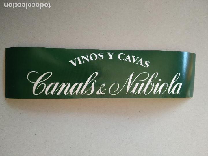 Outros artigos de papel: TIRA PUBLICIDAD VINOS Y CAVAS CANALS Y NUBIOLA