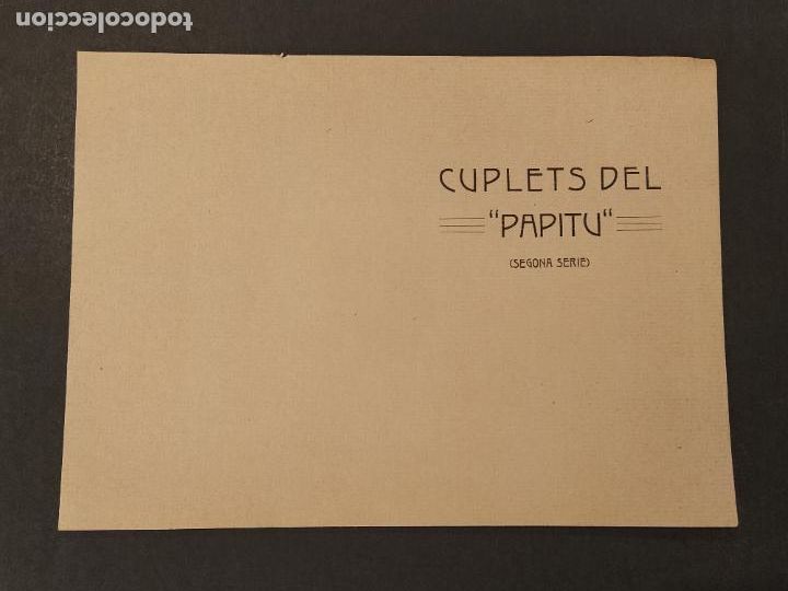 Sammelleidenschaft Andere Papierartikel: CUPLETS DEL PAPITU (SEGONA SERIE)- HOJA -VER FOTOS-(K-11.744)