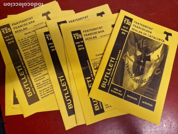 Outros artigos de papel: LOTE REVISTAS FRATERNITAT FRANCISCANA SEGLAR DE CATALUNYA. PESO 80 G.