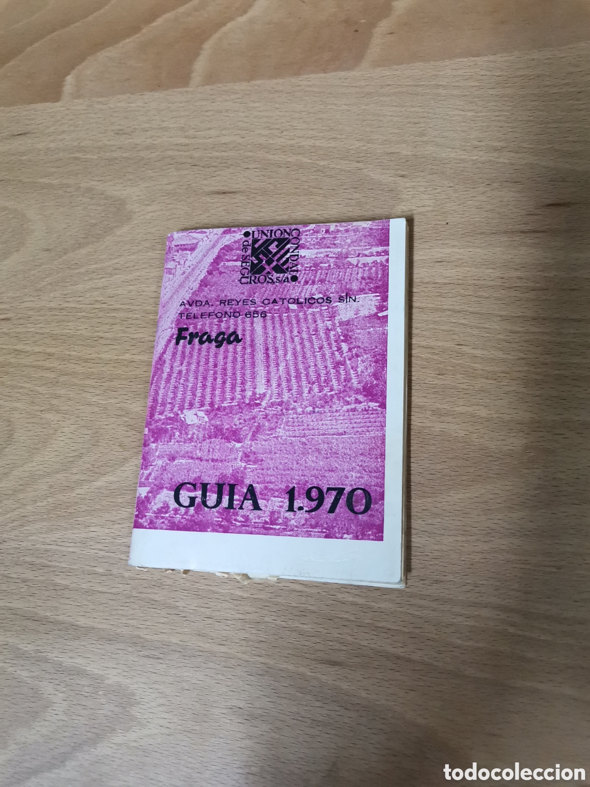 Otros Art&iacute;culos de Coleccionismo en Papel: Guia 1970 fraga huesca seguro union condal