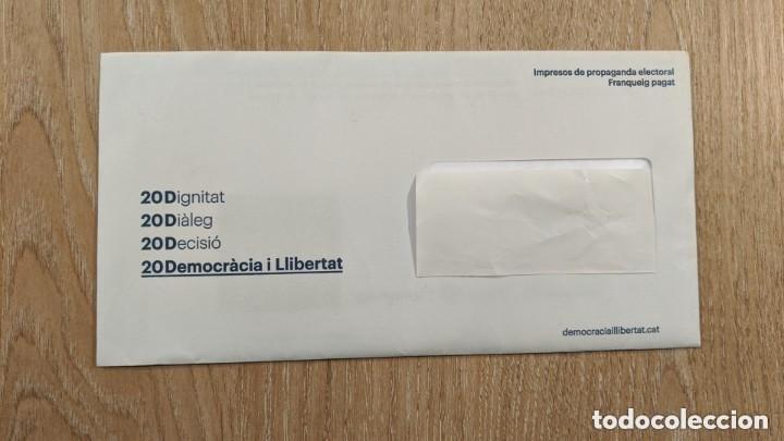 Sammelleidenschaft Andere Papierartikel: PROPAGANDA ELECTORAL DEMOCR&Agrave;CIA I LLIBERTAT