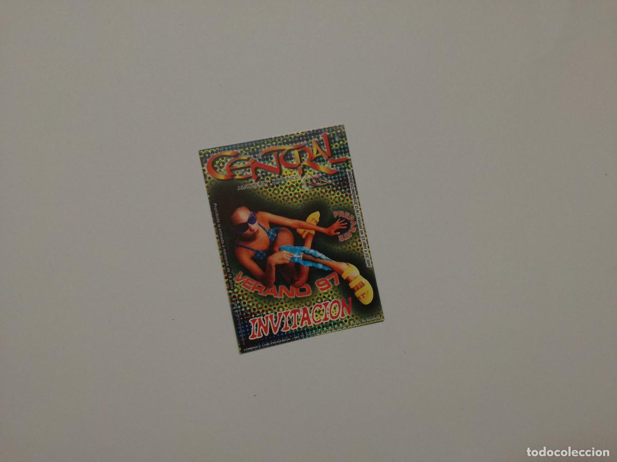 Otros Art&iacute;culos de Coleccionismo en Papel: FLYER ENTRADA INVITACION - DISCOTECA CENTRAL ROCK