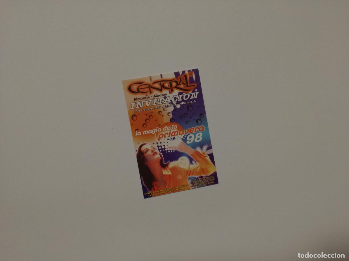 Otros Art&iacute;culos de Coleccionismo en Papel: FLYER ENTRADA INVITACION - DISCOTECA CENTRAL ROCK