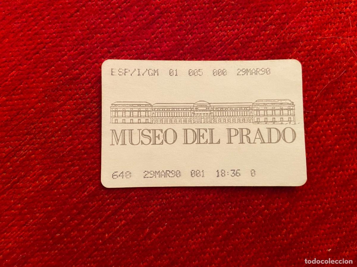 Otros Art&iacute;culos de Coleccionismo en Papel: R24602 ENTRADA TICKET MUSEO DEL PRADO (29-3-1990) MADRID