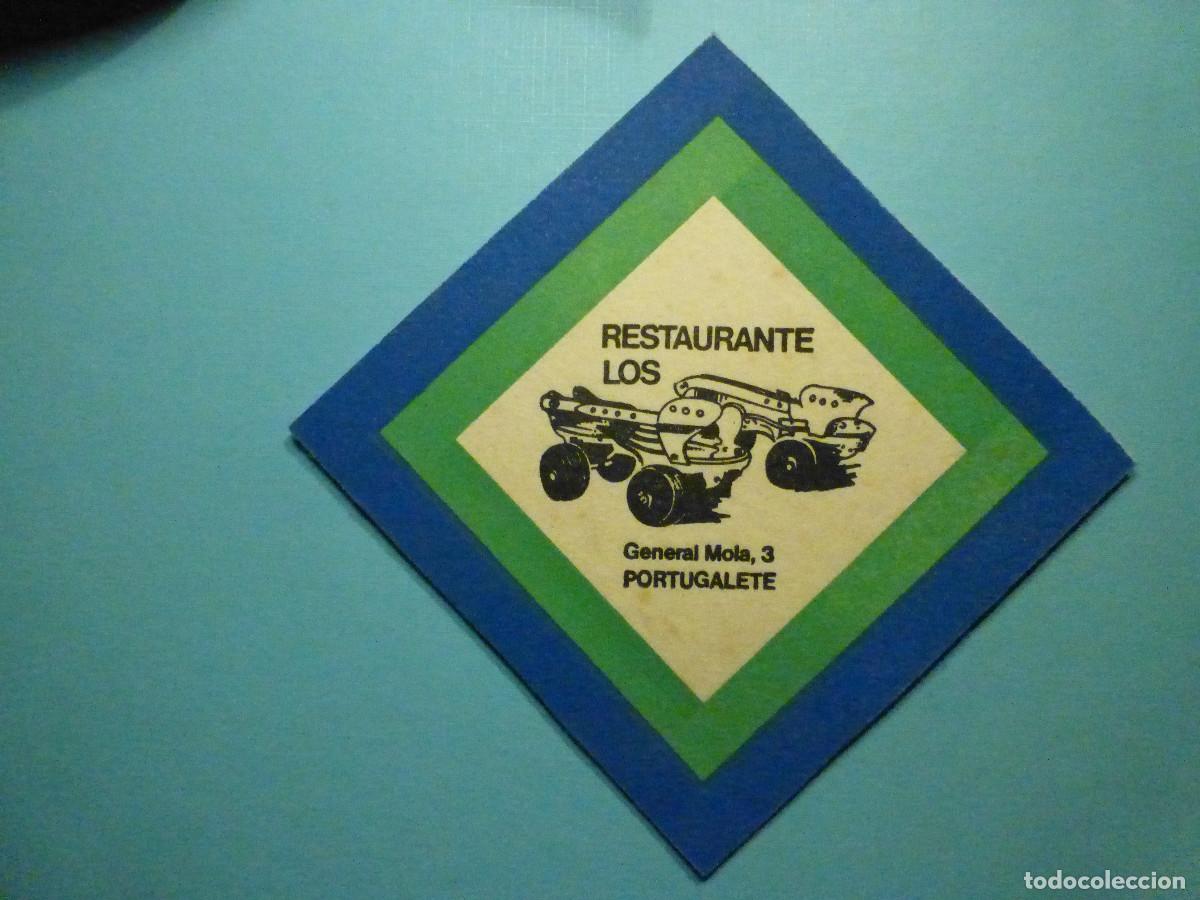 Outros artigos de papel: Posavasos Restaurante - Los Patines - General Mola, 3 - Portugalete - Bilbao