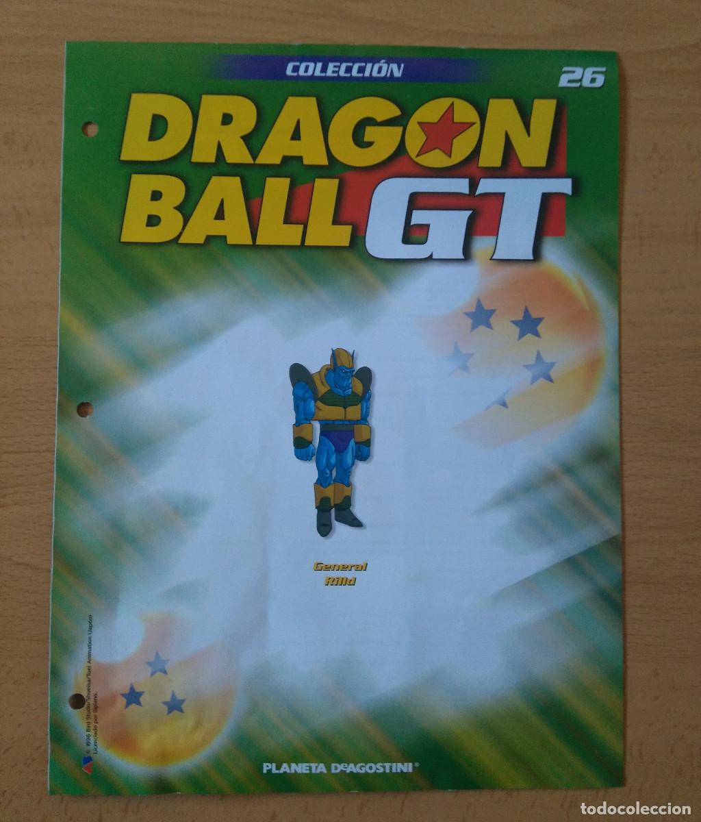 Otros art&iacute;culos de coleccionismo en papel: fasciculo fichas dragon ball gt 2002 sin figura coleccionable coleccion 26 planeta general rilld ril