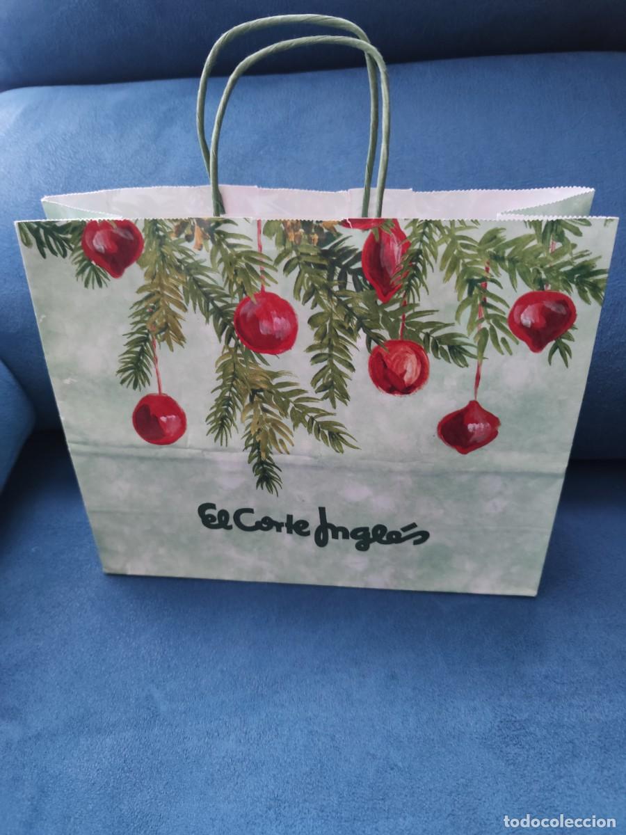 Otros Art&iacute;culos de Coleccionismo en Papel: Bonita Bolsa de papel publicidad El Corte Ingles de Navidad.