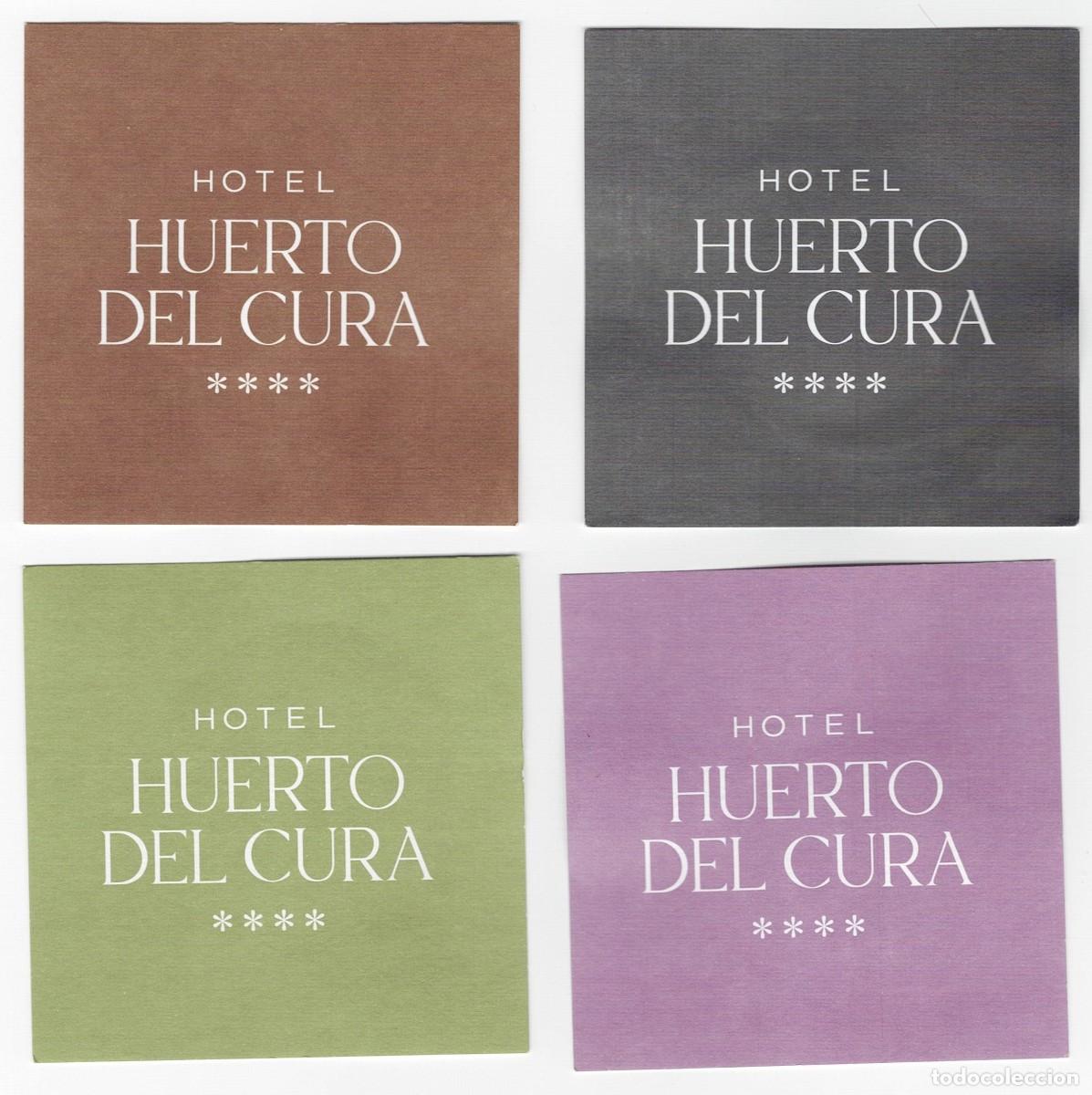 Outros artigos de papel: 4 POSAVASOS- HOTEL HUERTO DEL CURA (ELCHE)