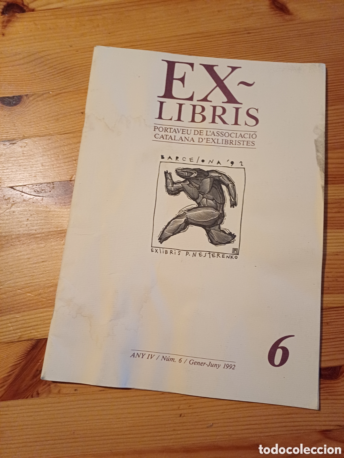Otros art&iacute;culos de coleccionismo en papel: Ex-libris Portaveu Catalana exlibristes - Barcelona 92