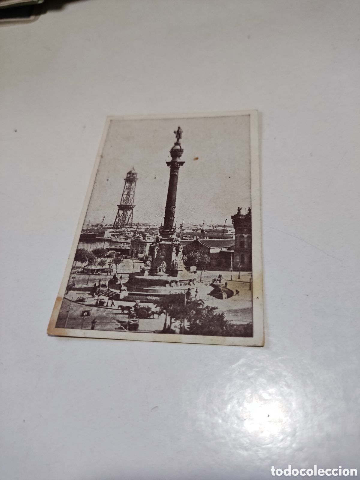 Otros Art&iacute;culos de Coleccionismo en Papel: Obsequio a los visitantes del monumento a Crist&oacute;bal Col&oacute;n de Barcelona