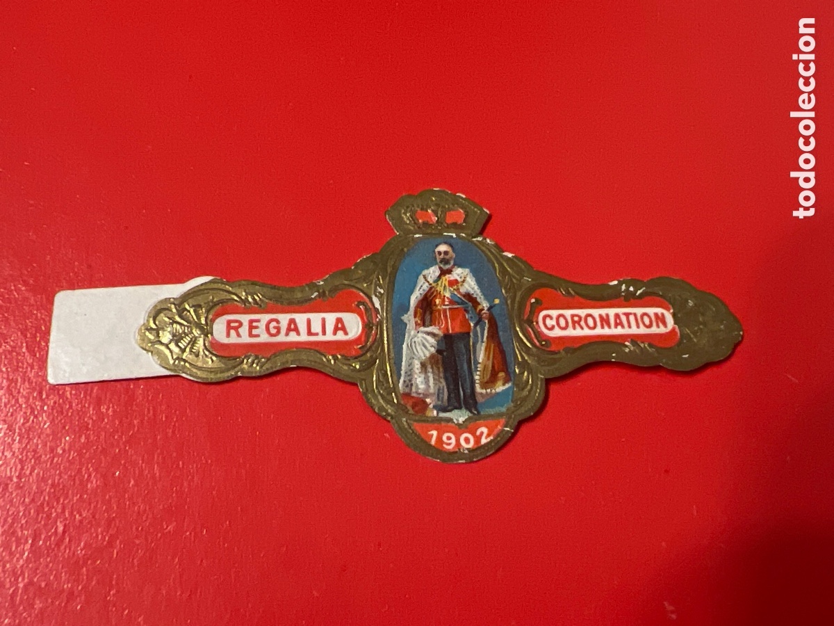Otros Art&iacute;culos de Coleccionismo en Papel: V3223. VITOLA REGAL&Iacute;A CORONATION - VITOLAS CIGAR BANDS BAGUES DE CIGARE BAUCHBINDEN SIGAREN BANDEN