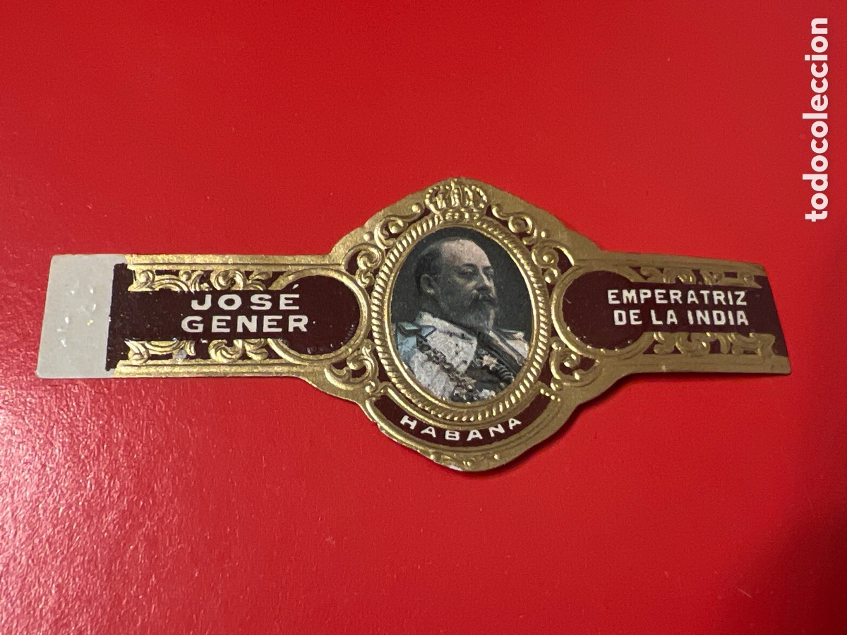 Paper Collecting Others: V3233. VITOLA EMPERATRIZ DE LA INDIA VITOLAS CIGAR BANDS BAGUES DE CIGARE BAUCHBINDEN SIGAREN BANDEN