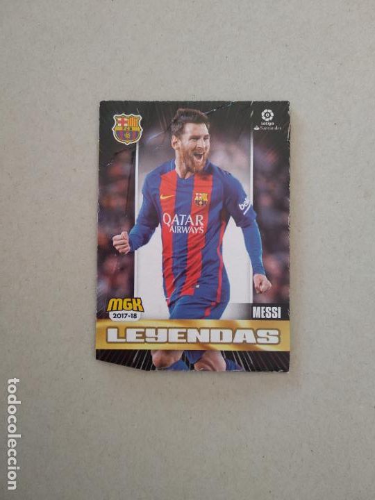Otros Art&iacute;culos de Coleccionismo en Papel: CART&Oacute;N PUBLICIDAD CROMO FUTBOL MEGACRACKS LIGA PANINI MGK 17-18 MESSI BARCELONA BAR&Ccedil;A