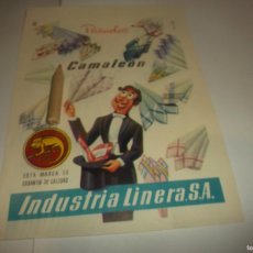 Otros Artículos de Coleccionismo en Papel: RECORTE PUBLI.AÑO 1959.-PAÑUELOS CAMALEÓN-IDUSTRIA LINERA,S.A.//DESAYUNO CAOBANIA