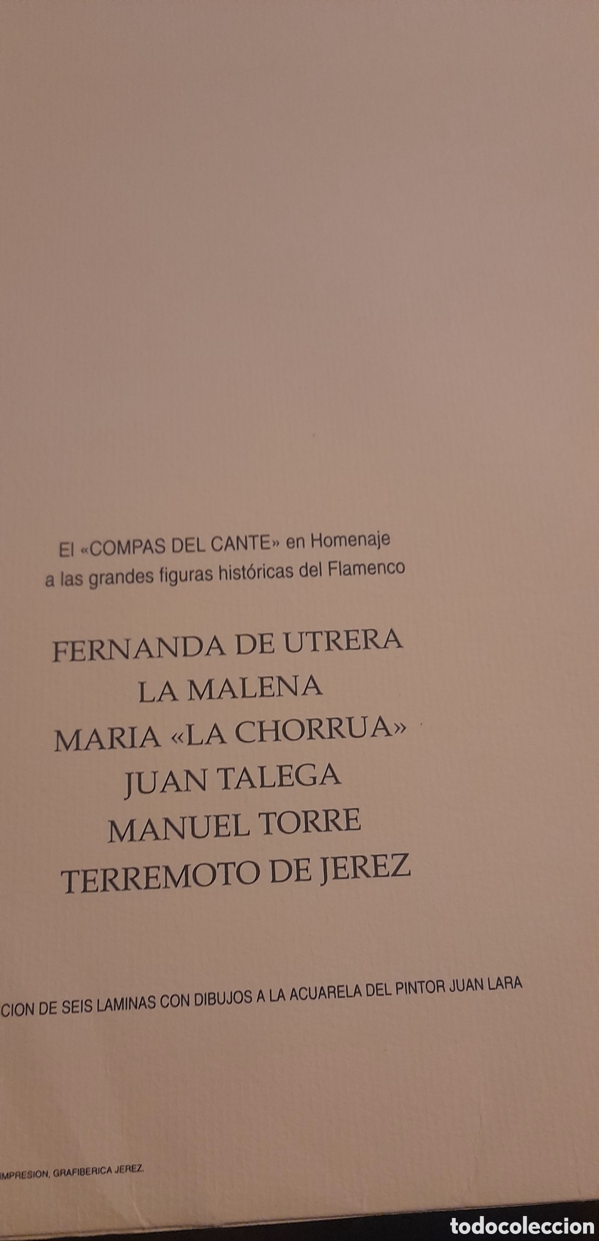 Otros art&iacute;culos de coleccionismo en papel: COMPAS DEL CANTE - Foto 6