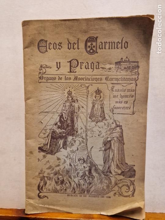 Collectionnisme Papier divers: ECOS DEL CARAMELO Y PRAGA. A&Ntilde;O XXII- AGOSTO DE 1939- A&Ntilde;O DE LA VICTORIA