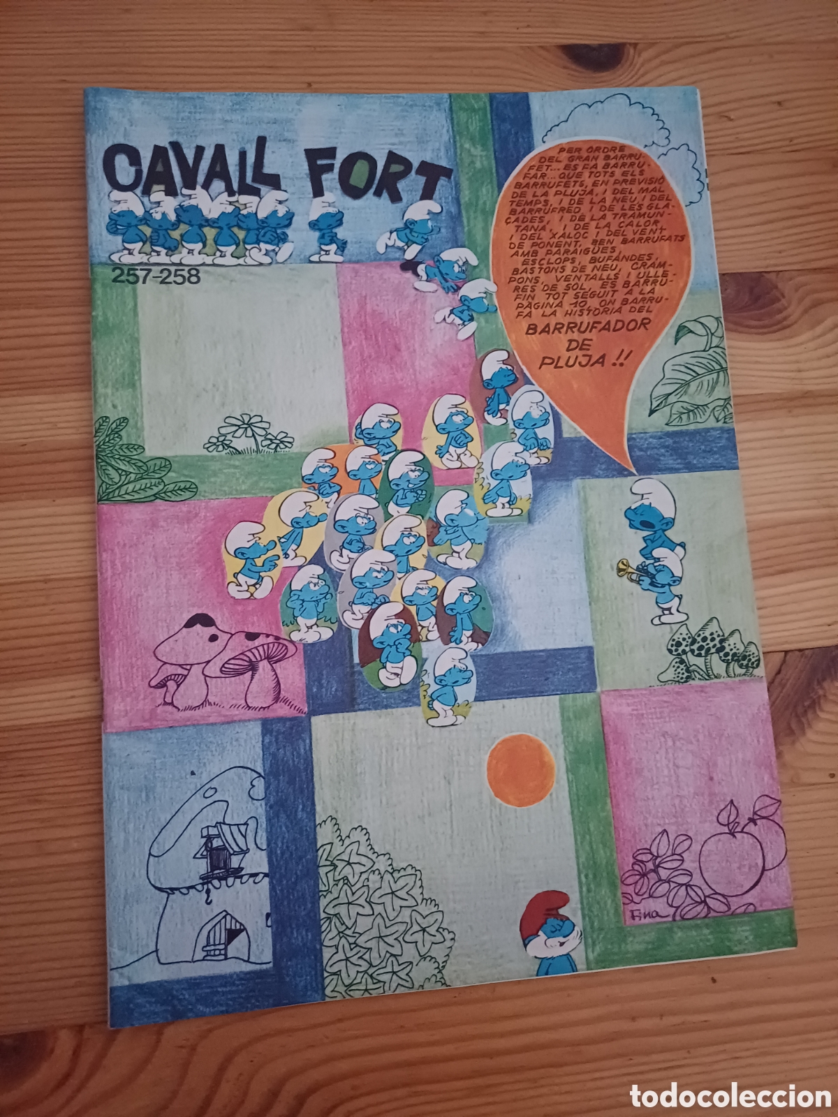 Otros Art&iacute;culos de Coleccionismo en Papel: Cavall Fort La majoria dels Barrufets Peyo - Pitufos Smurfs - Lucky Luke