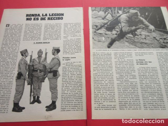 Otros art&iacute;culos de coleccionismo en papel: ARTICULO 1979 REF: TRI_03_ARTICULO -LEER INT-3 PAG.- LA LEGION RONDA MALAGA