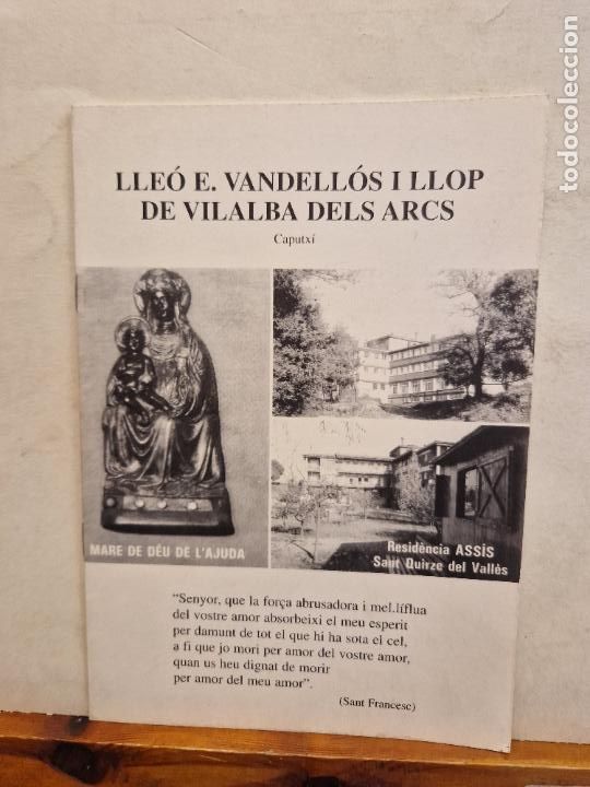 Collectionnisme Papier divers: LLE&Oacute; E. VANDELL&Oacute;S I LLOP DE VILALBA DELS ARCS. CAPTX&Iacute;.