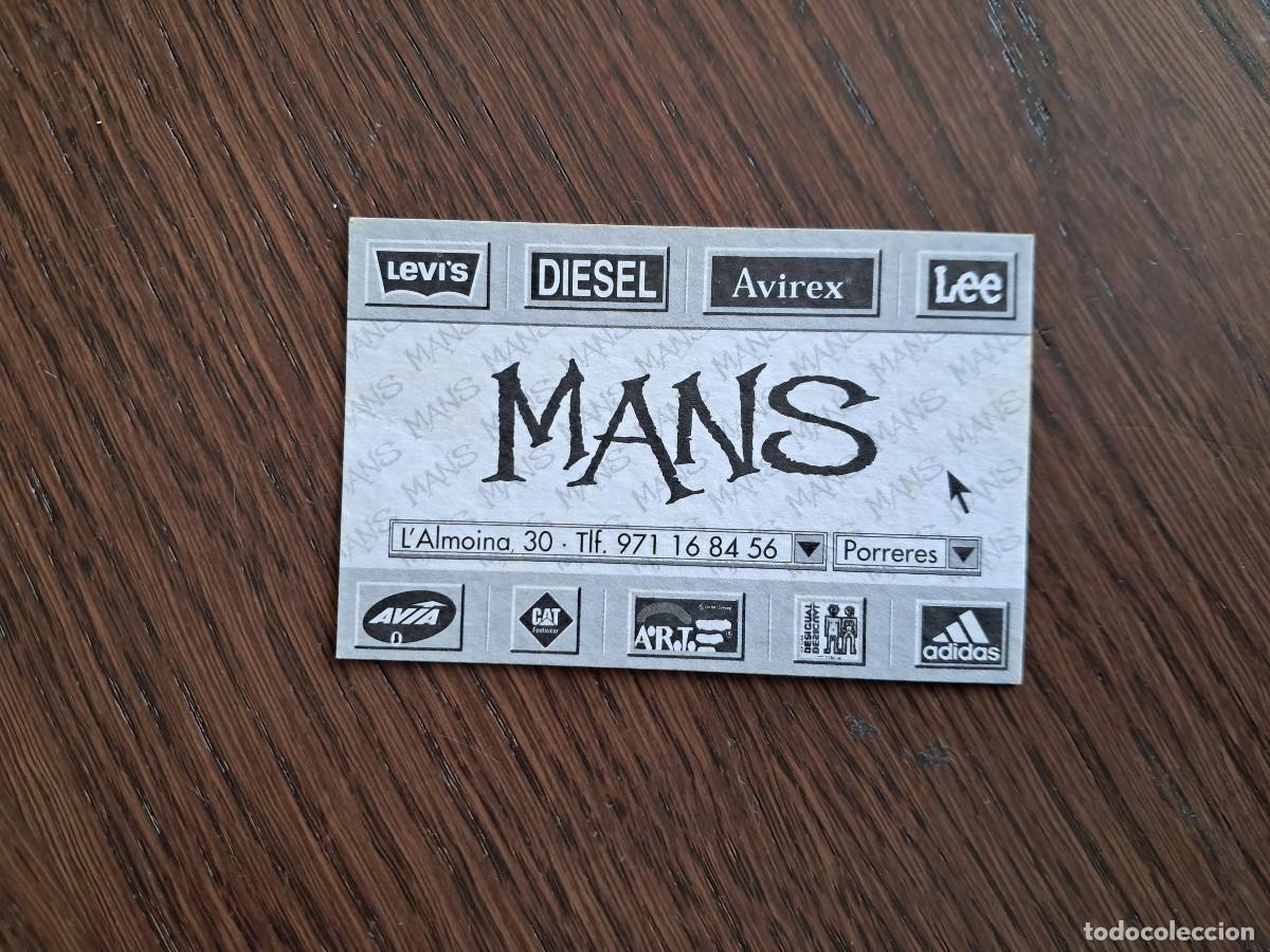 Otros art&iacute;culos de coleccionismo en papel: tarjeta de visita de publicidad, Mans. levis, diesel, lee, adidas.... Porreres, Mallorca.