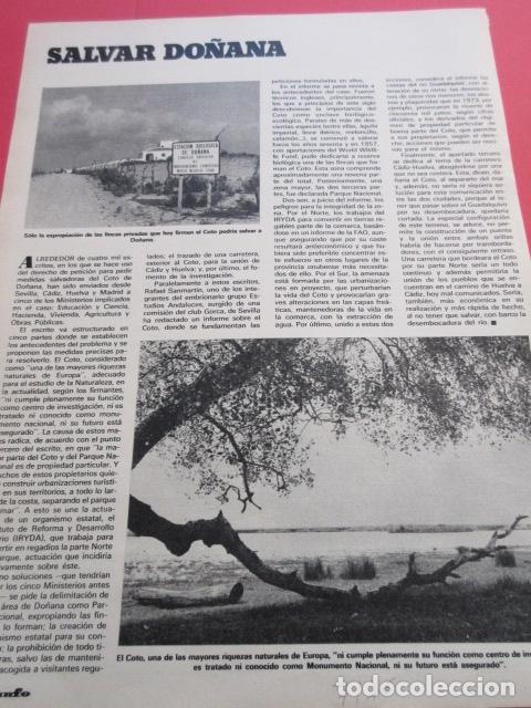 Otros Art&iacute;culos de Coleccionismo en Papel: ARTICULO 1976 REF: TRI_03_ARTICULO -LEEINT1PAG- SALVAR DO&Ntilde;ANA