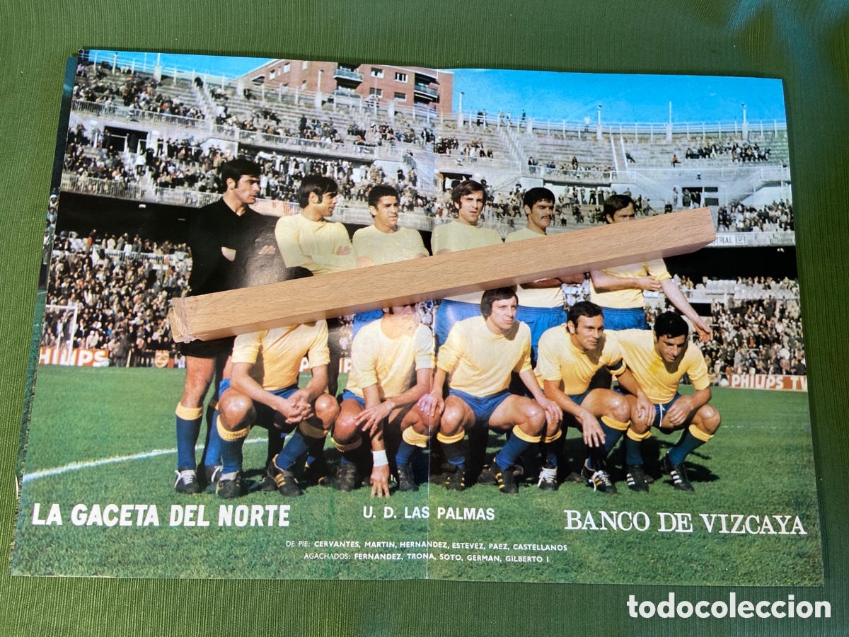 Otros Art&iacute;culos de Coleccionismo en Papel: P&oacute;ster la gaceta del Norte a&ntilde;os 70. U.D. Las Palmas.