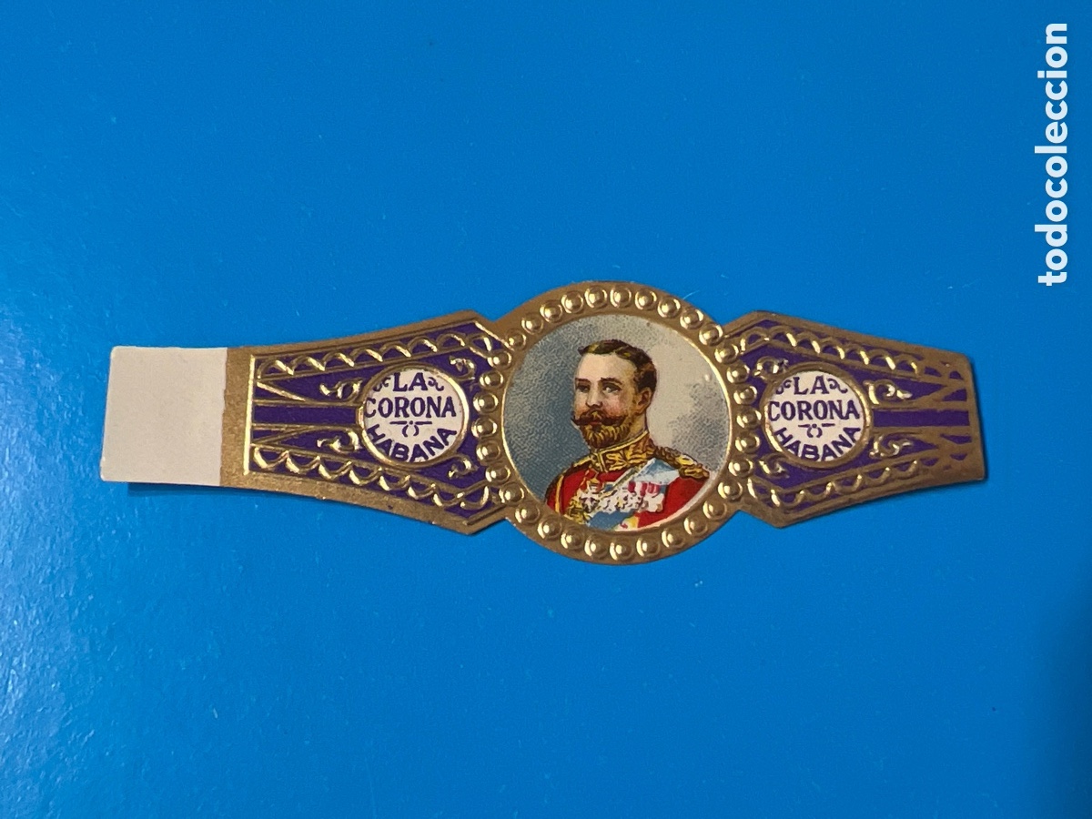 Outros artigos de papel: V3497. VITOLA LA CORONA - VITOLAS CIGAR BANDS BAGUES DE CIGARE BAUCHBINDEN SIGAREN BANDEN