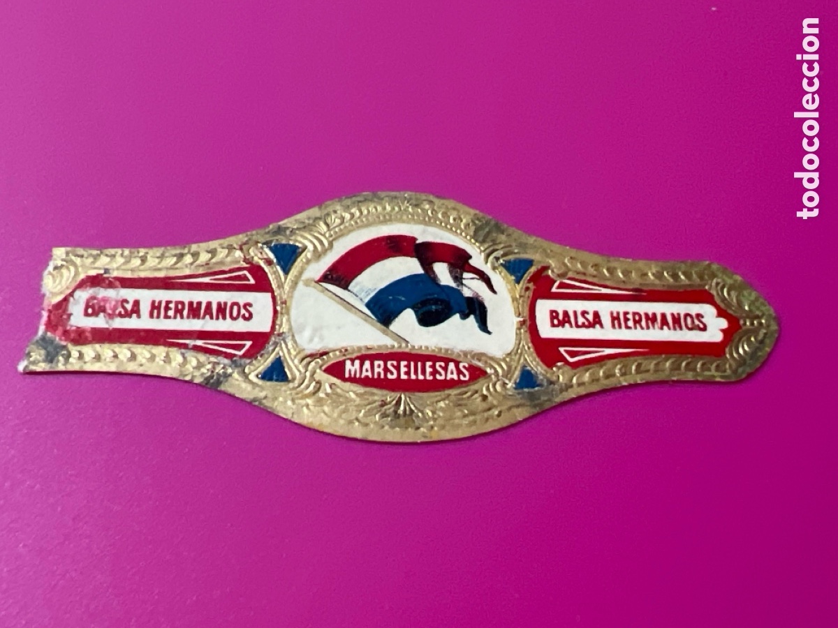 Paper Collecting Others: V3539. VITOLA MARSELLESAS - VITOLAS CIGAR BANDS BAGUES DE CIGARE BAUCHBINDEN SIGAREN BANDEN