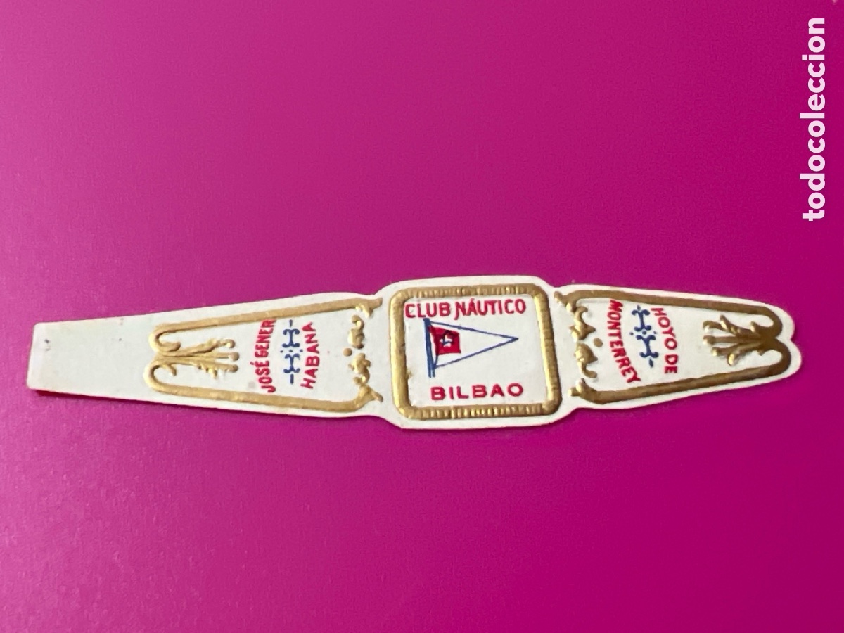 Paper Collecting Others: V3550. VITOLA CLUB N&Aacute;UTICO BILBAO - VITOLAS CIGAR BANDS BAGUES DE CIGARE BAUCHBINDEN SIGAREN BANDEN