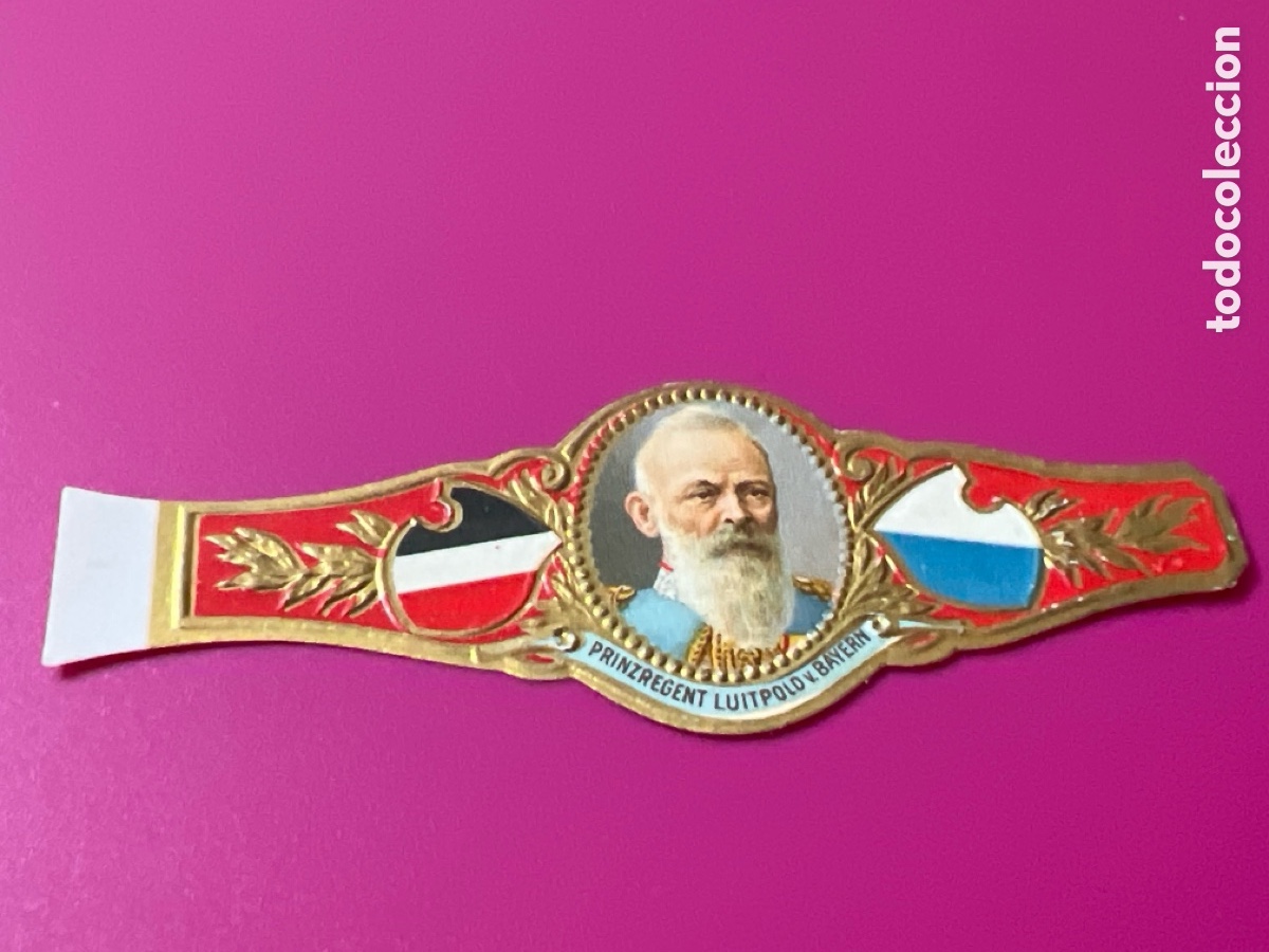 Paper Collecting Others: C3562. VITOLA PRINZREGENT LUITPOLO V. BAYERN CIGAR BANDS BAGUES DE CIGARE BAUCHBINDEN SIGAREN BANDEN