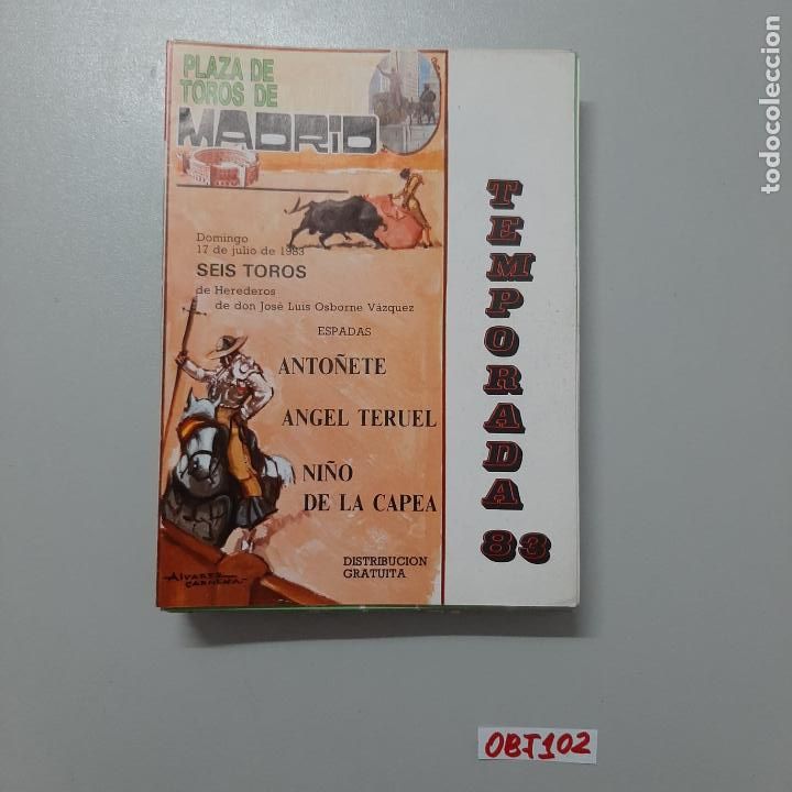 Otros art&iacute;culos de coleccionismo en papel: Plaza de toros Madrid - Foto 1