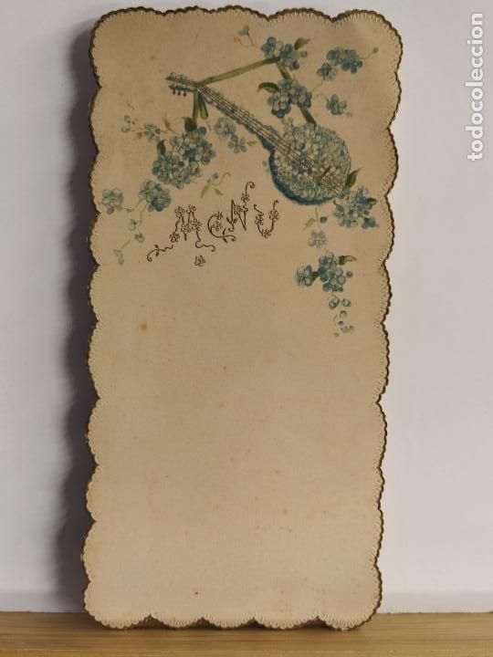 Otros art&iacute;culos de coleccionismo en papel: MENU ANTIGUO -VER FOTOS-(K-12.106)