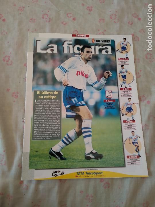 Otros Art&iacute;culos de Coleccionismo en Papel: TIPO LIBRITO POYET REAL ZARAGOZA LAS ESTRELLAS DE LA LIGA 1996-1997 FUTBOL INTERVIU 96-97