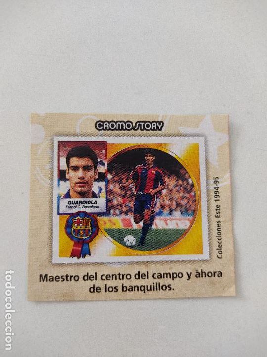Otros art&iacute;culos de coleccionismo en papel: RECORTE FUTBOL CROMO GUARDIOLA BARCELONA BAR&Ccedil;A EDICIONES ESTE 1994-1995 94-95 MIDE 6,4CM X 5,8CM