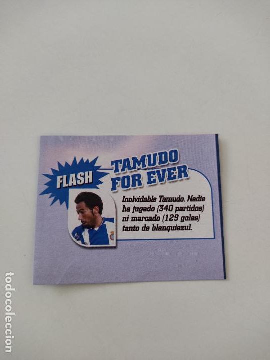 Otros Art&iacute;culos de Coleccionismo en Papel: RECORTE DE FUTBOL FLASH TAMUDO FOR EVER ESPANYOL ESPA&Ntilde;OL MIDE 7,2CM X 5,8CM