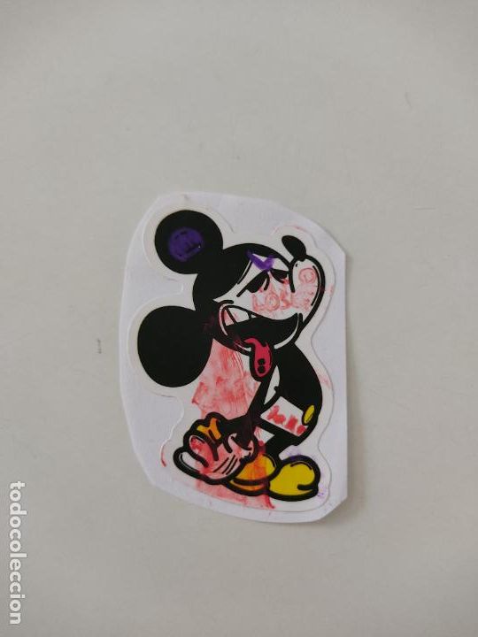 Otros art&iacute;culos de coleccionismo en papel: PEGATINA DISNEY MICKEY MOUSE PERSONAJE MIDE 6,8CM X 4,7CM