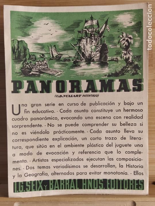 Otros Art&iacute;culos de Coleccionismo en Papel: I.G. SEIX Y BARRAL HNOS EDITORES - PANORAMAS - PUBLICIDAD -VER FOTOS-(K-12.143)