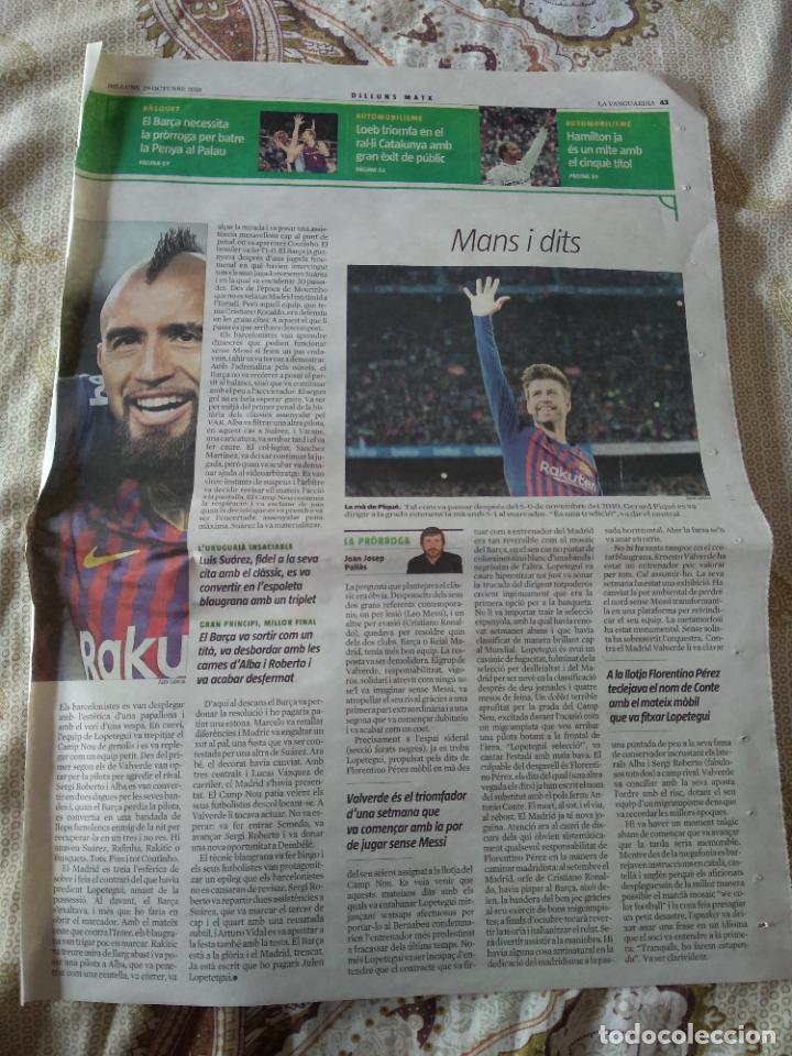 Otros Art&iacute;culos de Coleccionismo en Papel: P&Aacute;GINA PERI&Oacute;DICO DIARIO MANS I DITS PIQUE BARCELONA SERGI ROBERTO BAR&Ccedil;A RAMOS REAL MADRID